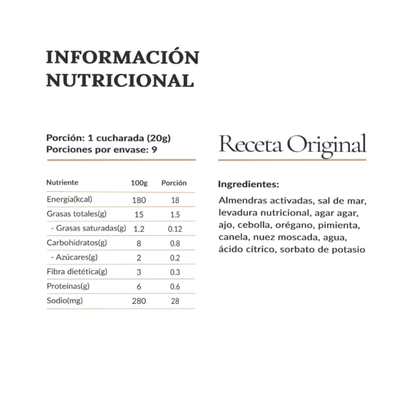 nutricion-clasica Ganoush de Almendras Clásico