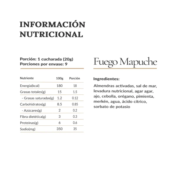 nutricion-merken Ganoush al Merkén Fuego Mapuche